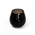 Mini Glossy Glass Vase – Midnight Black
